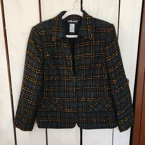 🎄Sag Harbor Zip Up Tweed Balzer Size 12